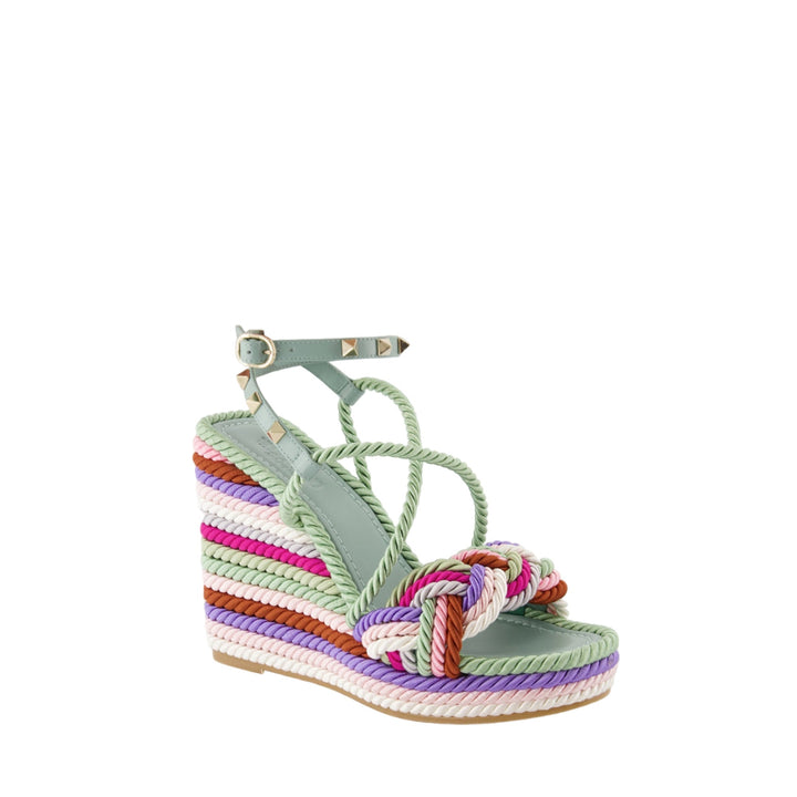 Valentino Garavani Braided Wedges