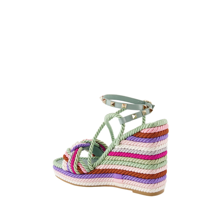 Valentino Garavani Braided Wedges