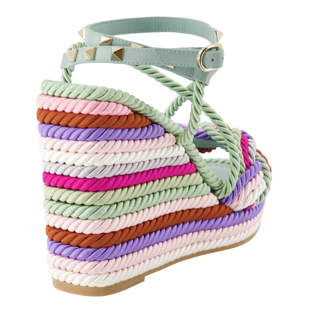 Valentino Garavani Braided Wedges