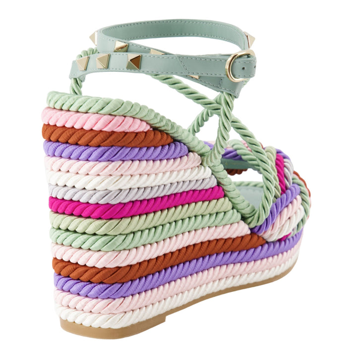 Valentino Garavani Braided Wedges