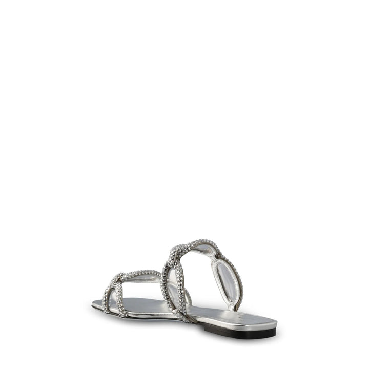 Valentino Garavani Chain Embellished Slip-On Sandals