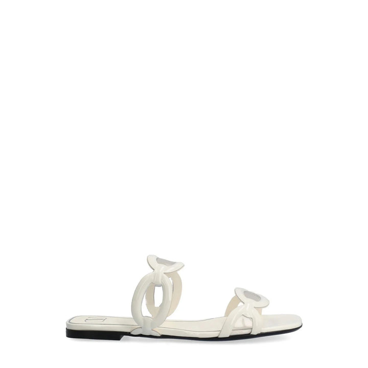 Valentino Garavani Square Toe Slip-On Slides