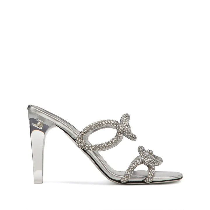 Valentino 100 Leather & Vinyl Sandal