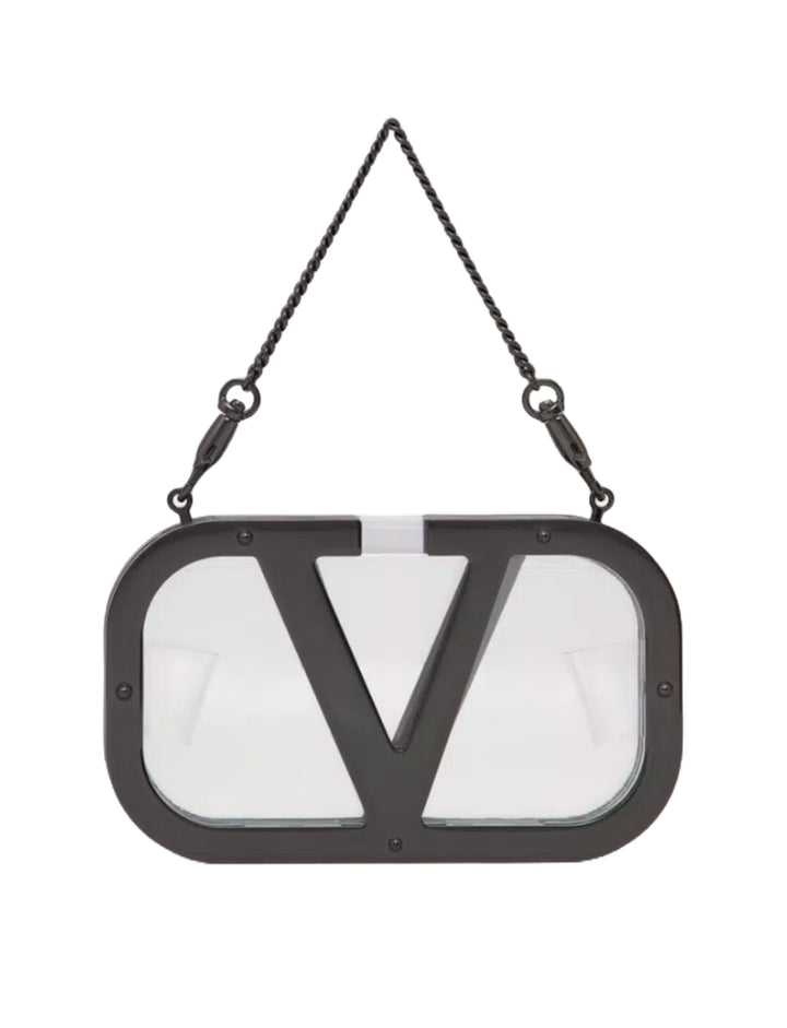 Valentino Garavani V'Logo Signature Minaudiere Clutch