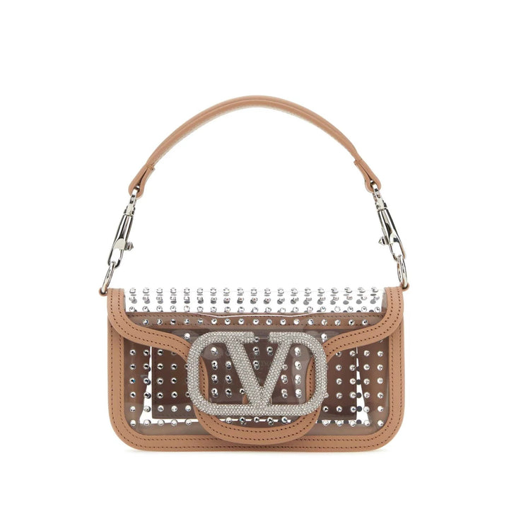 Valentino Garavani Locò Embellished Small Shoulder Bag