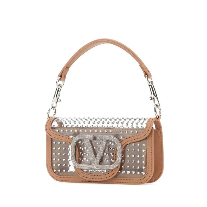 Valentino Garavani Locò Embellished Small Shoulder Bag