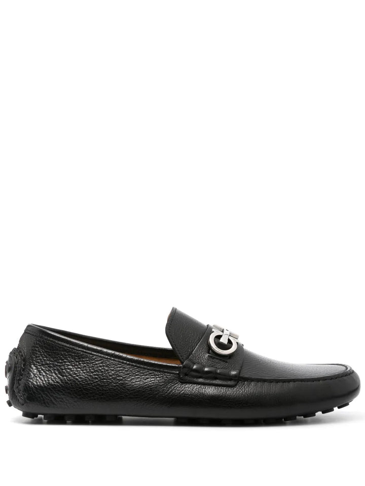 Ferragamo Gancini-Plaque Driver Shoes
