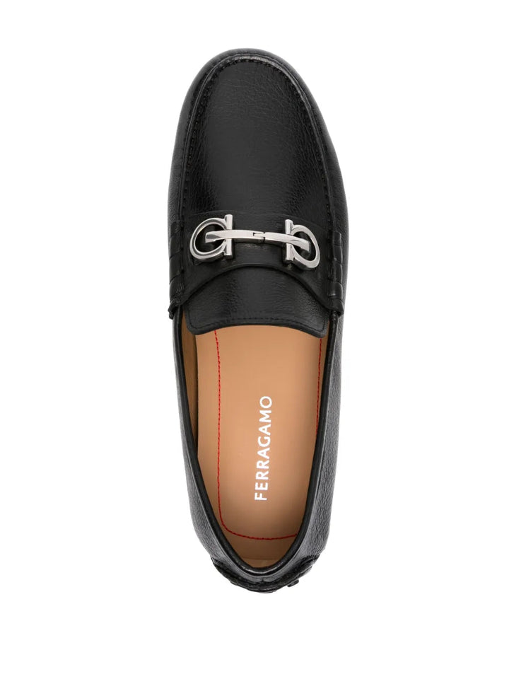 Ferragamo Gancini-Plaque Driver Shoes