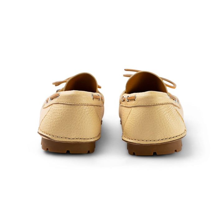 Ferragamo Injected Rock Leather Loafers in NEUTRALS