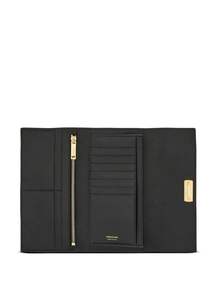 Ferragamo Gancini Clasp Wallet