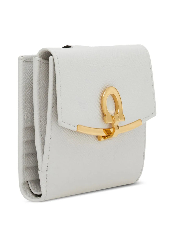 Ferragamo Gancini French Leather Wallet