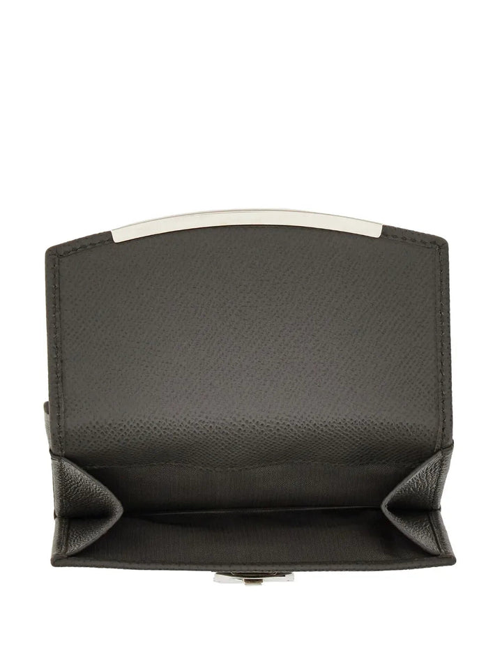 Ferragamo Gancini-Plaque Leather Wallet