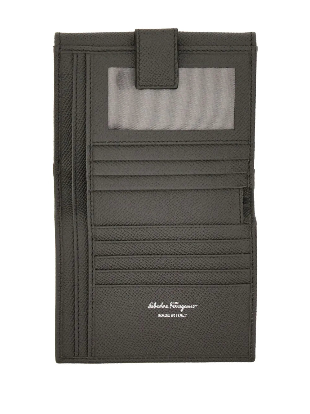 Ferragamo Gancini-Plaque Leather Wallet