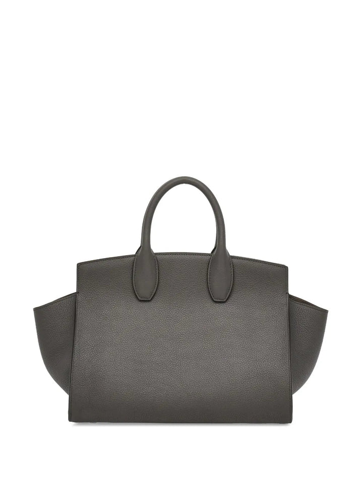 Ferragamo Studio Logo-Plaque Tote Bag