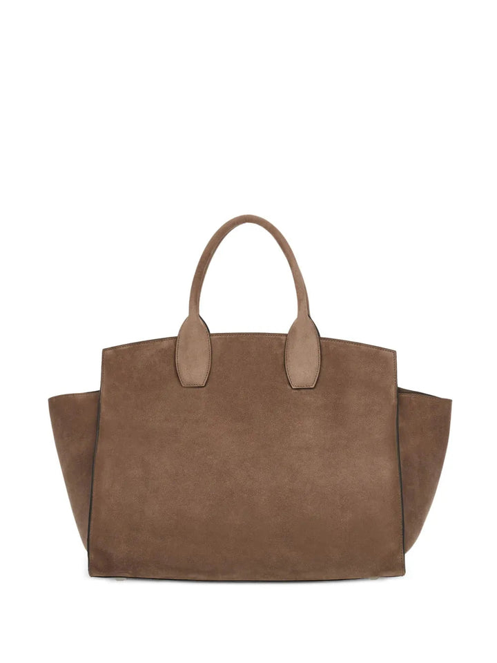 Ferragamo Large Studio Suede Tote Bag