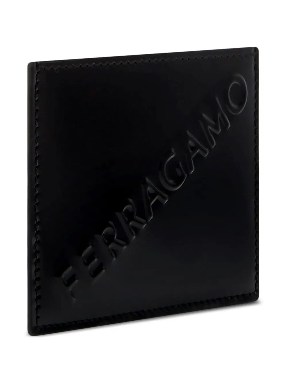 Ferragamo Logo-Embossed Leather Cardholder