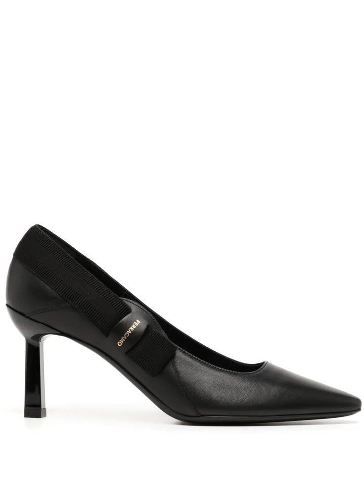 Ferragamo Vissia 70Mm Leather Pumps