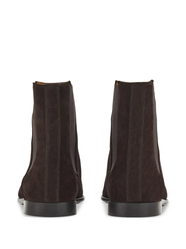 Ferragamo Chelsea Leather Boots