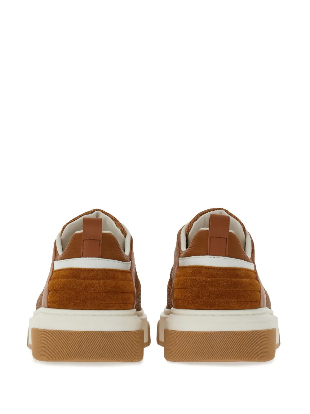 Ferragamo Quilted Panelled-Design Sneakers