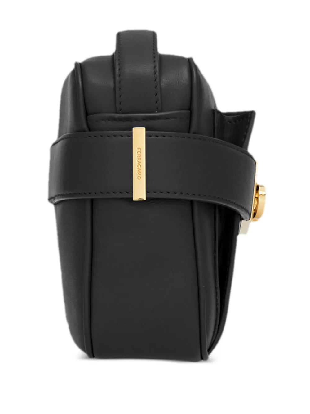 Ferragamo Gancini-Buckle Leather Crossbody Bag