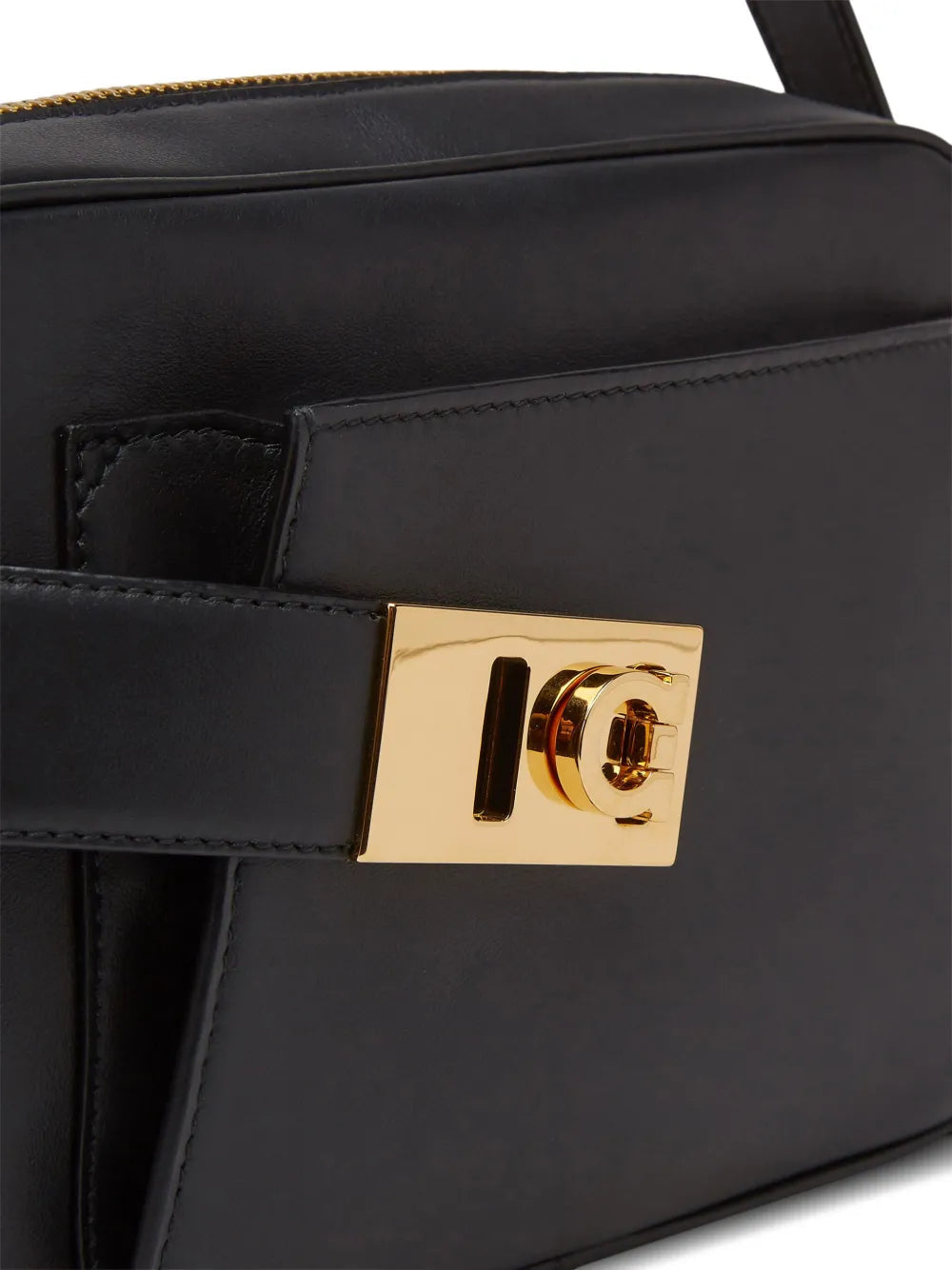 Ferragamo Gancini-Buckle Leather Crossbody Bag