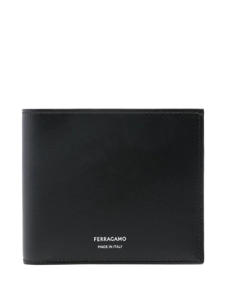 Ferragamo Debossed-Logo Leather Wallet