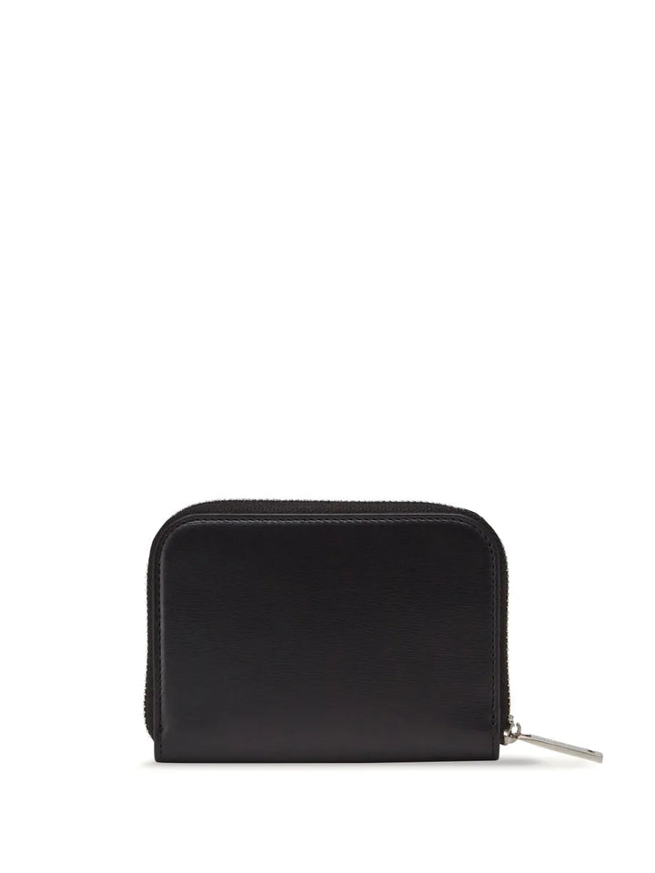 Ferragamo Logo-Stamp Zip-Up Wallet