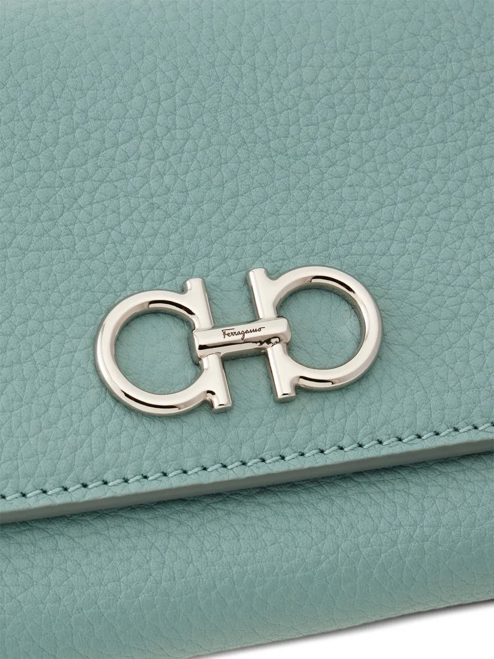 Ferragamo Gancini Wallet With Chain