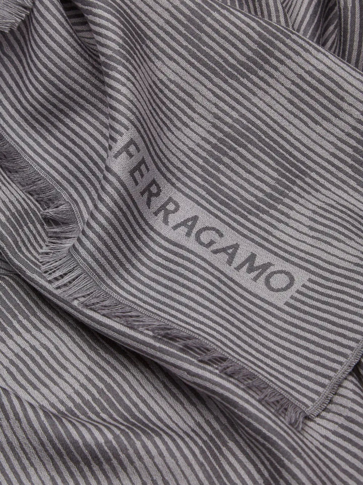 Ferragamo Gancini-Pattern Scarf