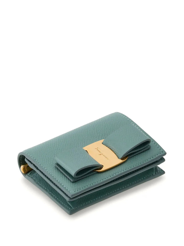 Ferragamo Vara Bow Leather Wallet