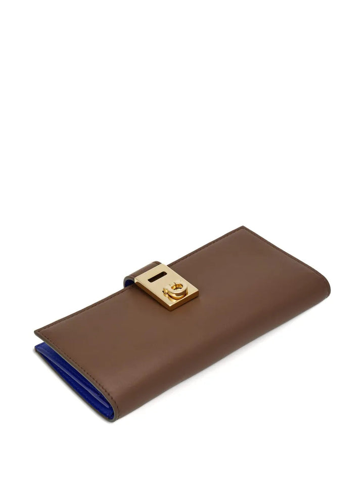 Ferragamo Hug Leather Continental Wallet