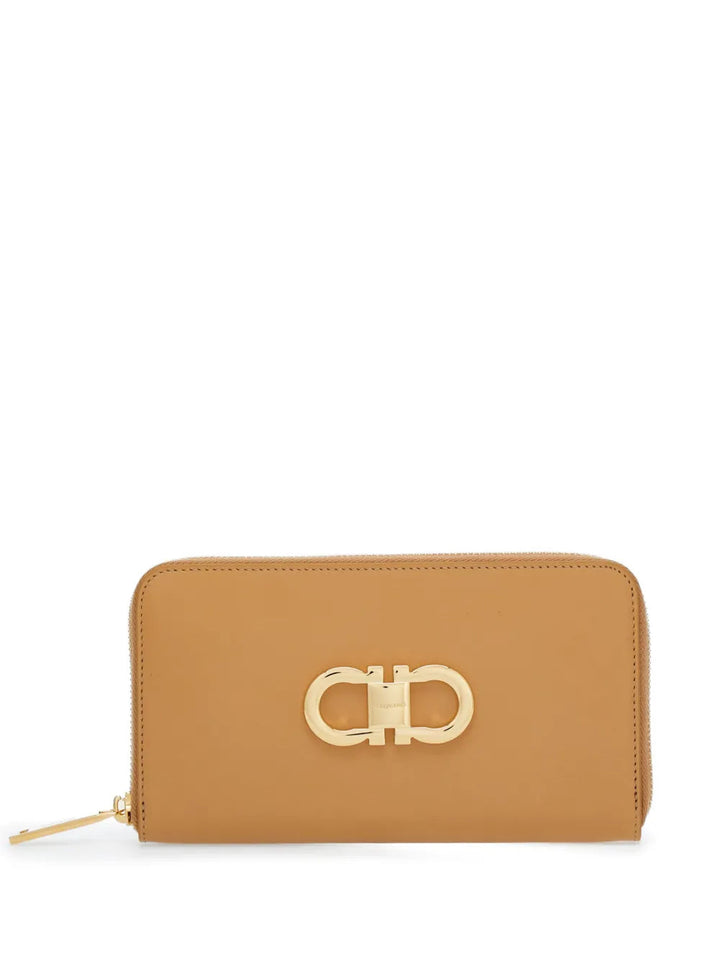Ferragamo Gancini Leather Continental Wallet