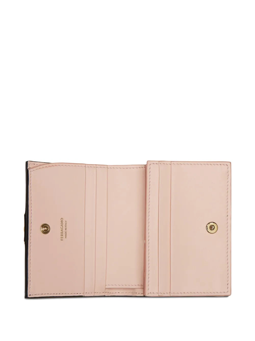 Ferragamo Hug Two-Tone Leather Wallet