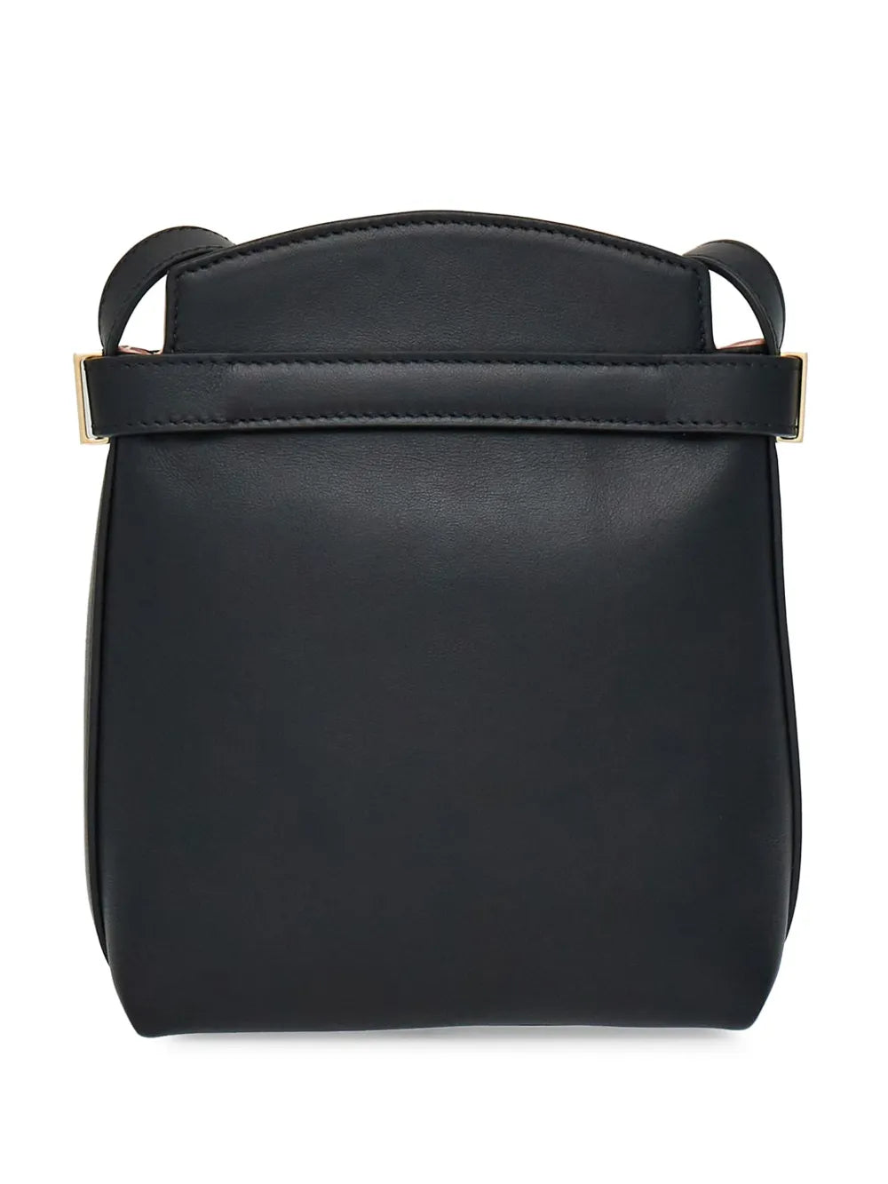 Ferragamo Hug Gancini-Plaque Leather Phone Holder