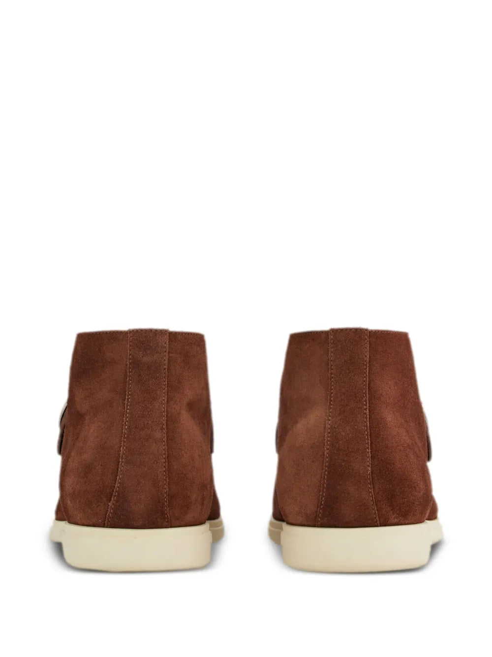Ferragamo Gancini-Buckle Suede Boots