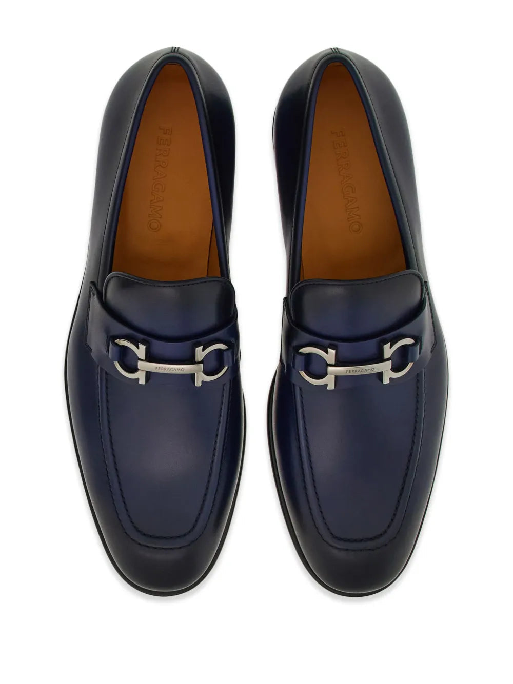 Ferragamo Penny Gancini-Plaque Loafers