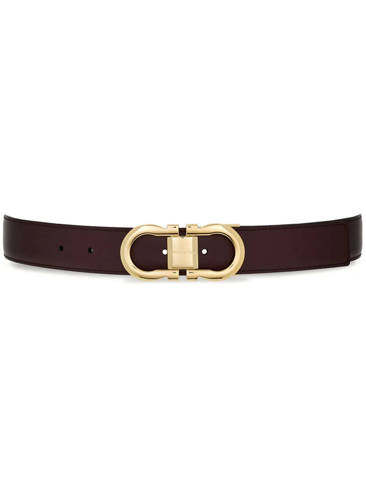 Ferragamo Reversible Gancini Leather Belt