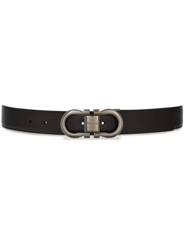 Ferragamo Reversible Gancini Leather Belt
