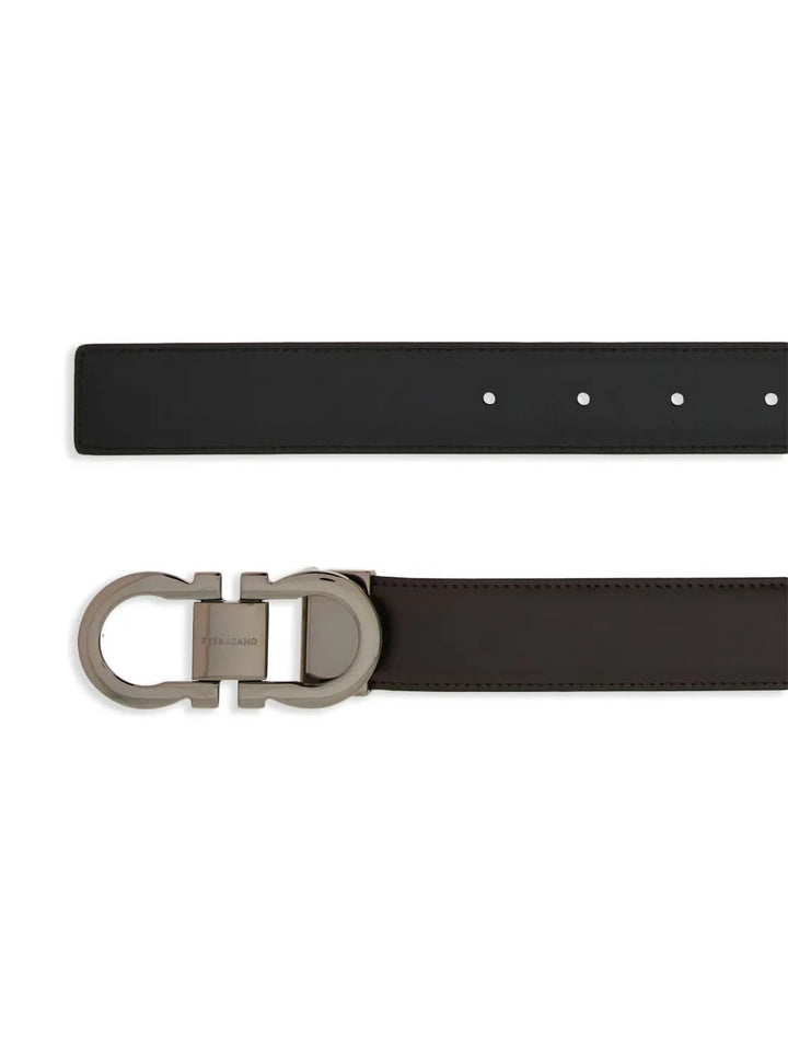 Ferragamo Reversible Gancini Leather Belt