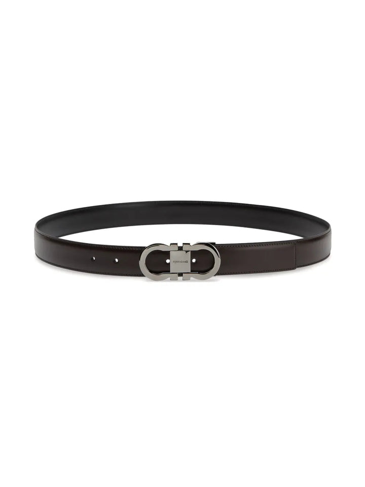 Ferragamo Reversible Gancini Leather Belt