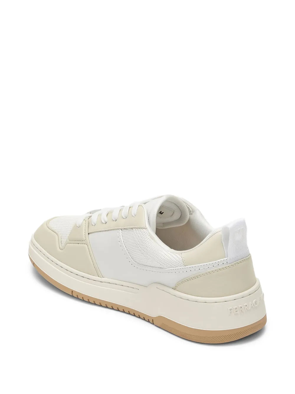 Ferragamo Leather-Panelled Sneakers