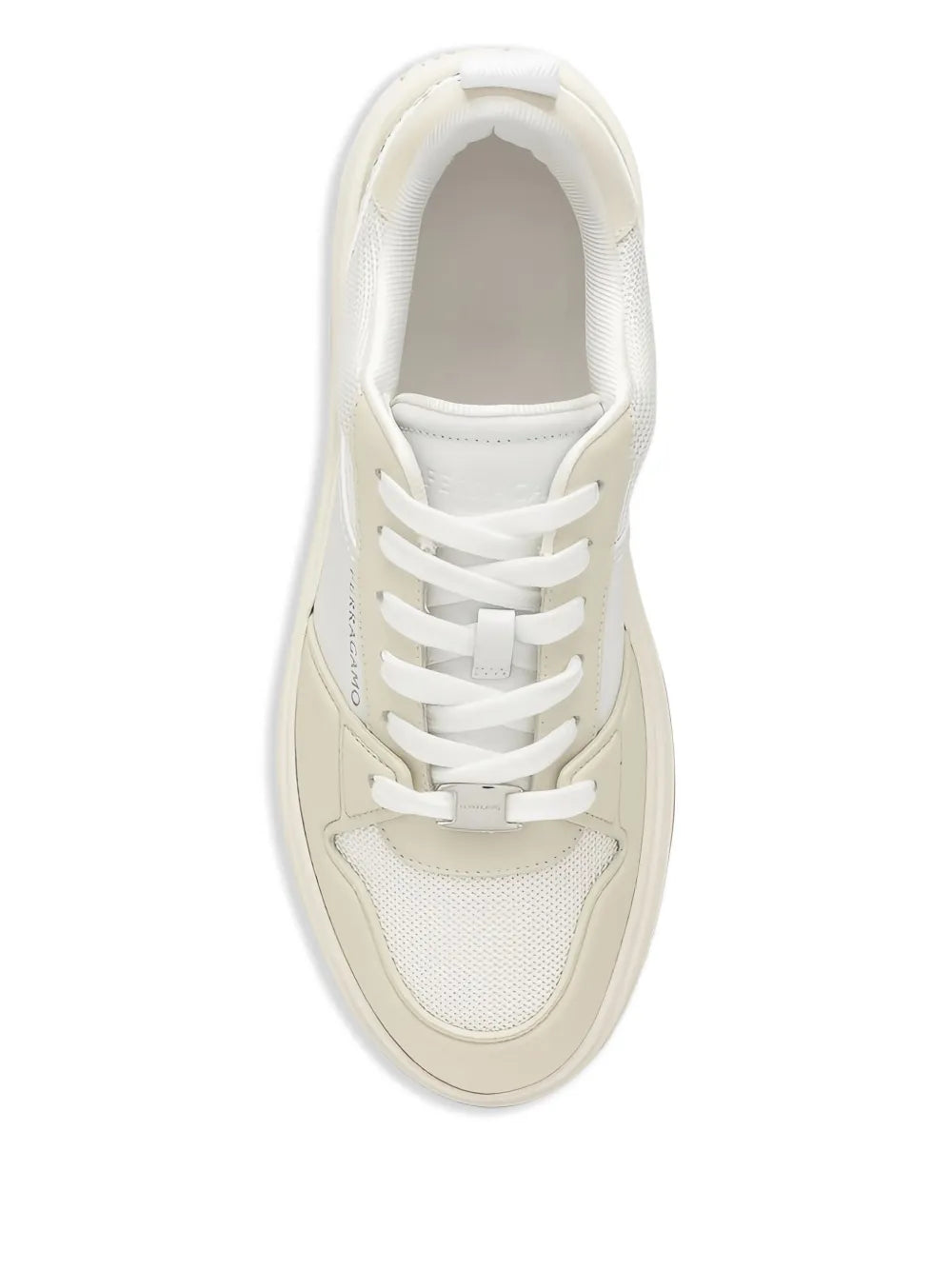 Ferragamo Leather-Panelled Sneakers