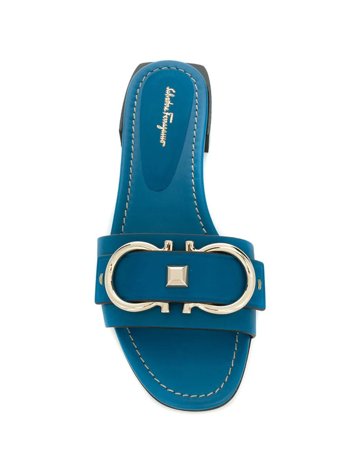 Ferragamo Gancini Slide Sandals