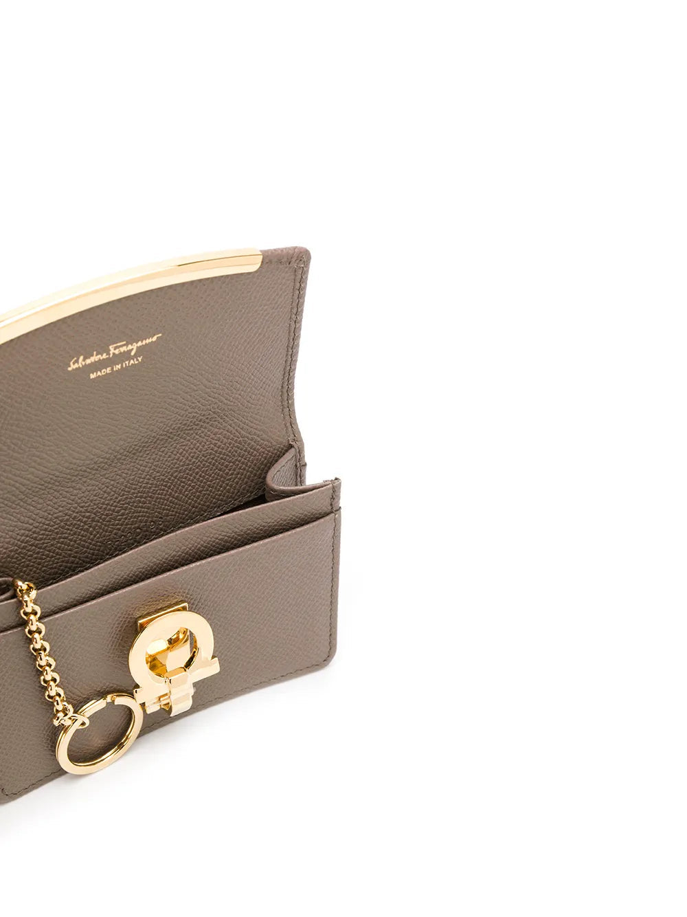 Ferragamo Purse With Metallic Details