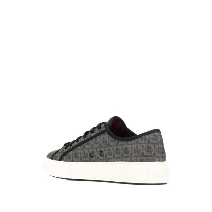 Ferragamo Anson Gancini Print Sneakers