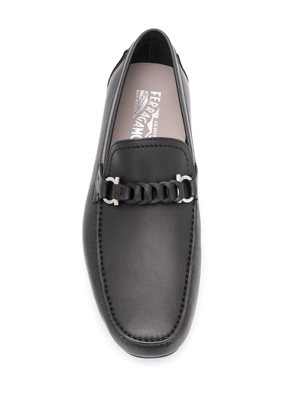 Ferragamo Gancini Leather Loafers 02C216724923
