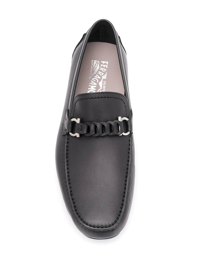 Ferragamo Gancini Leather Loafers 02C216724923