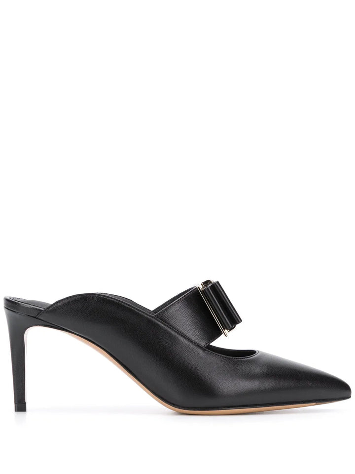 Ferragamo Vara Bow 80Mm Mules