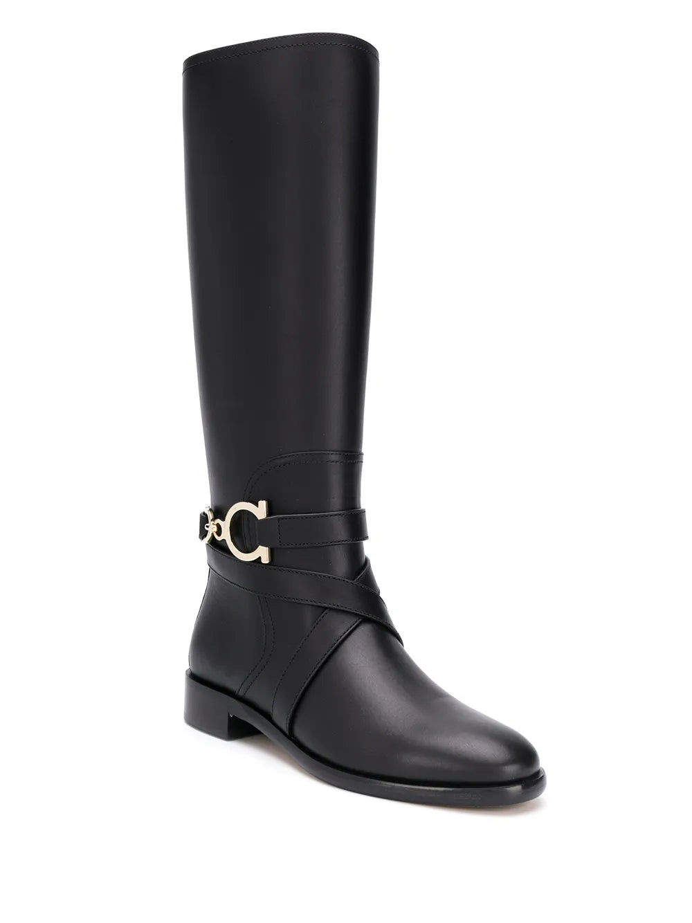 Ferragamo Gancini Knee-High Boots 01Q711726392