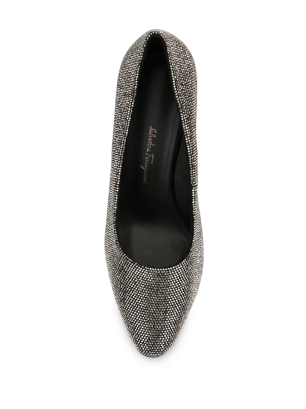 Ferragamo Crystal-Embellished Pumps